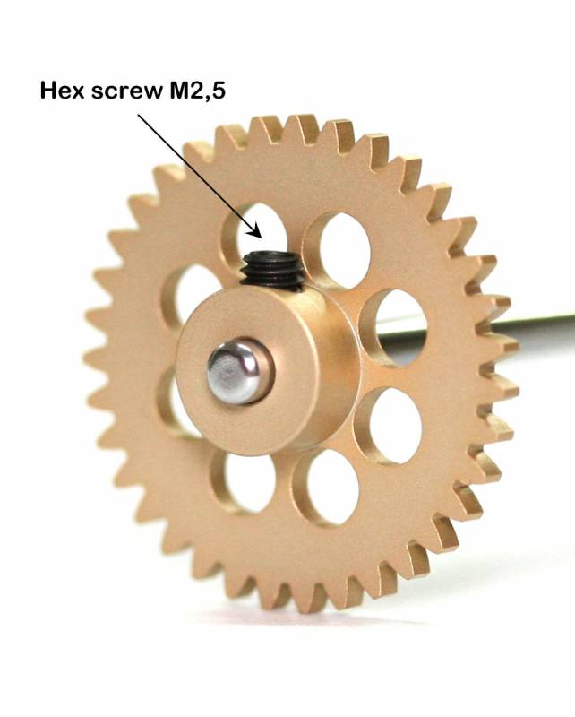 SP074432 Spur Gear 32 teeth x 16,8 Ø SIDEWINDER BLACK