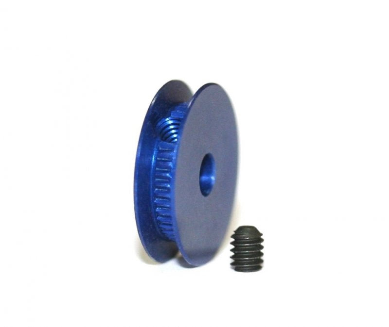 Sloting Plus SP079931 - Universal 4WD Pulley BLUE - for 0.8-1.5mm belts - for 3/32" axles -pack of 2