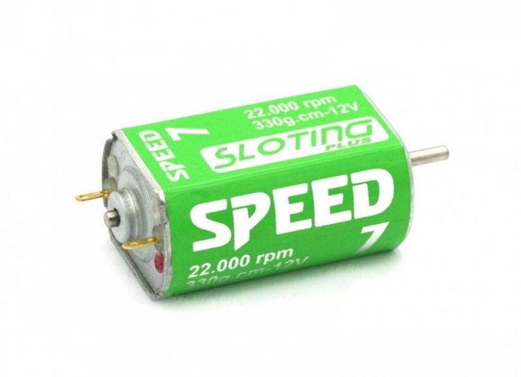 Sloting Plus SP090007 - Speed 7 Motor - 22,000 rpm – Slot Car Supply