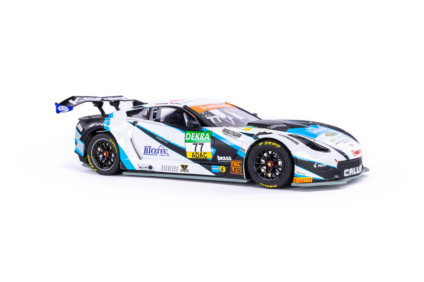 Scaleauto SC-6438 - PRE-ORDER! - Corvette Callaway GT3 - #77 - '16 ADAC GT Masters - Home Series