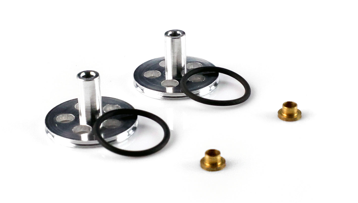 Slick 7 S7-126 - Ultra-Thin Aluminum Fronts with Micro O-Ring - Drilled - pair