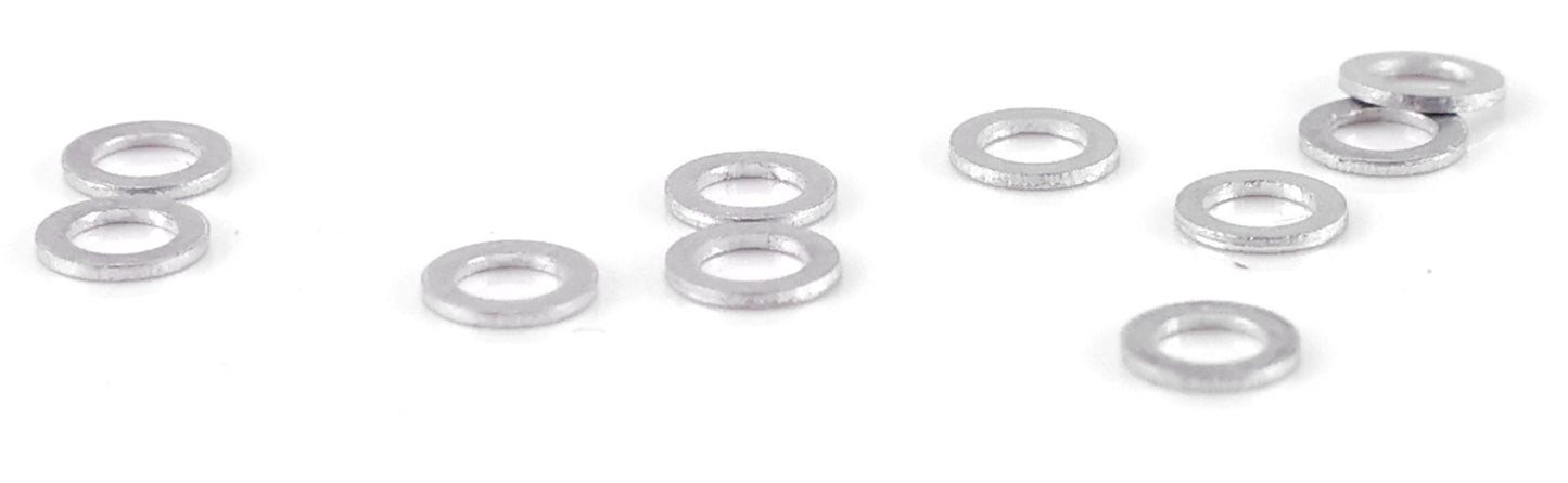 Slick 7 S7-38 - Aluminum Axle Spacers - 3/32 x 0.015" - pack of 10