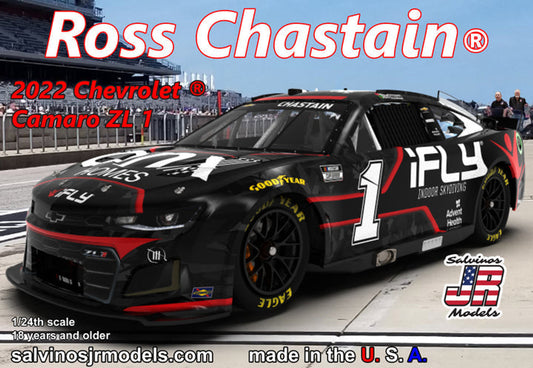 Salvinos JR Models THC2022RCP - Ross Chastain - Trackhouse Racing - 2022 Camaro ZL1 'iFly'