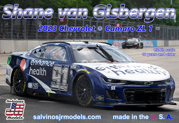 Salvinos JR Models THC2023SVG - Shane van Gisbergen - Trackhouse Racing - 2023 ZL1 - Chicago Winner