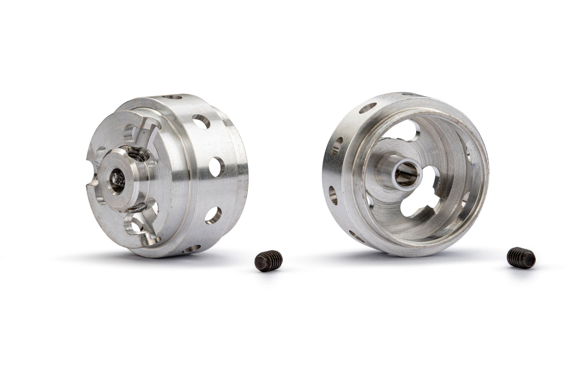 Slot.it W15809715Ma - Magnesium Wheels - 15.8 x 10mm Short Hub - Hollow - pair