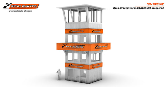 Scaleauto SC-10214Z - Race control tower Squared. Scaleauto Sponsor