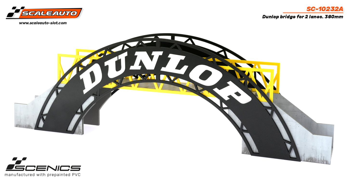 Scaleauto SC-10232A - Dunlop Bridge for 2-Lane Tracks