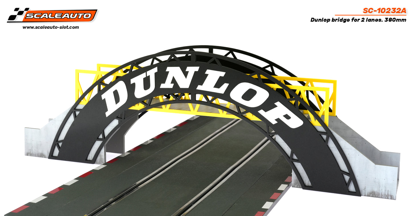 Scaleauto SC-10232A - Dunlop Bridge for 2-Lane Tracks
