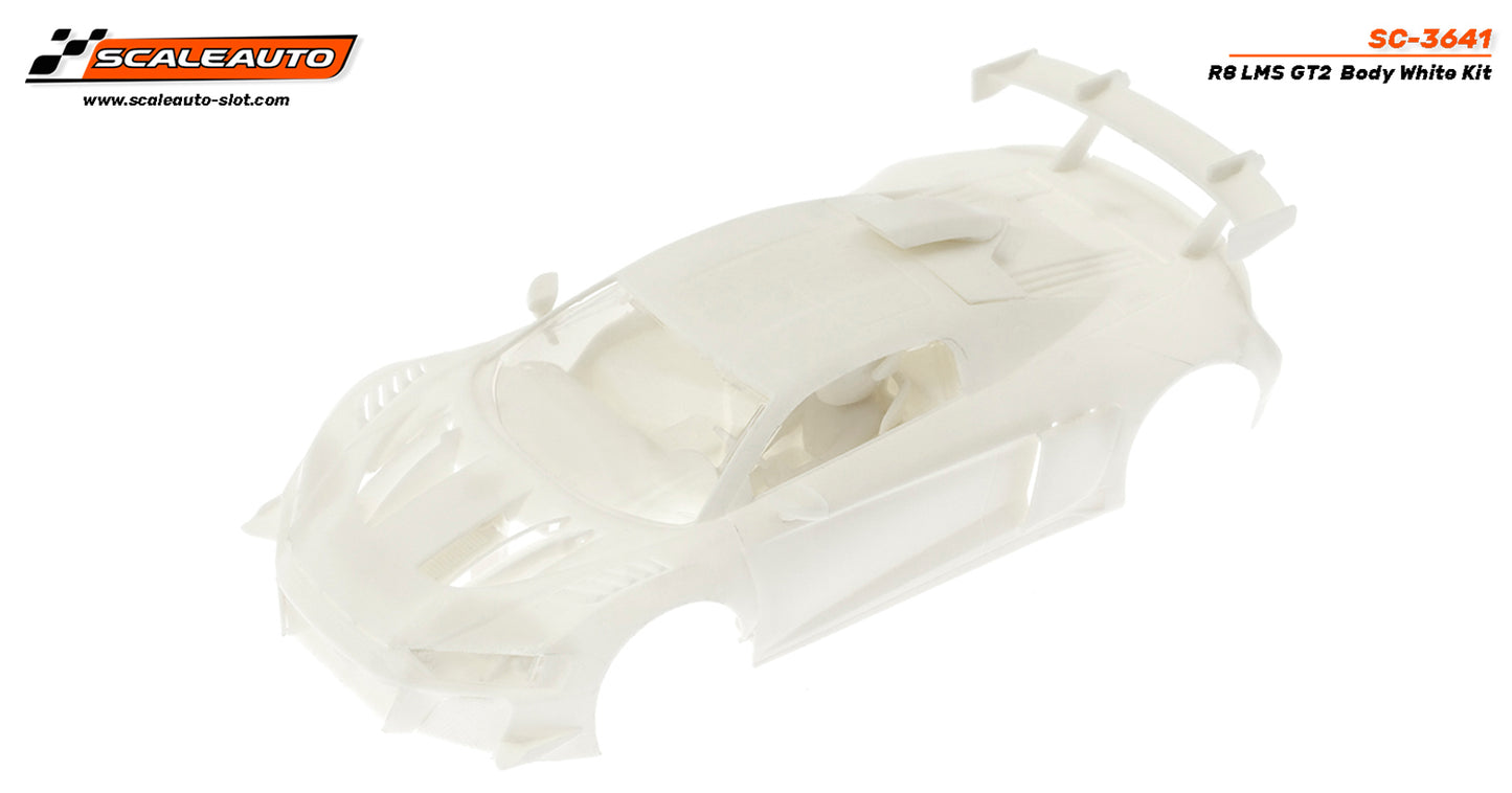 Scaleauto SC-3641 - White Body Kit - Audi R8 LMS GT2