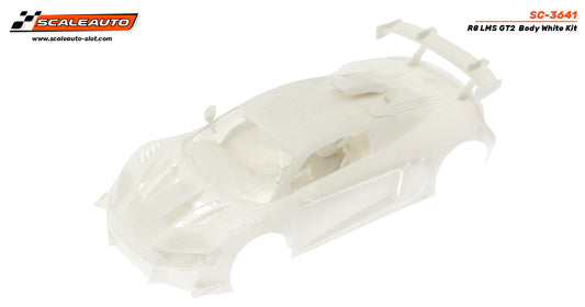 Scaleauto SC-3641 - White Body Kit - Audi R8 LMS GT2
