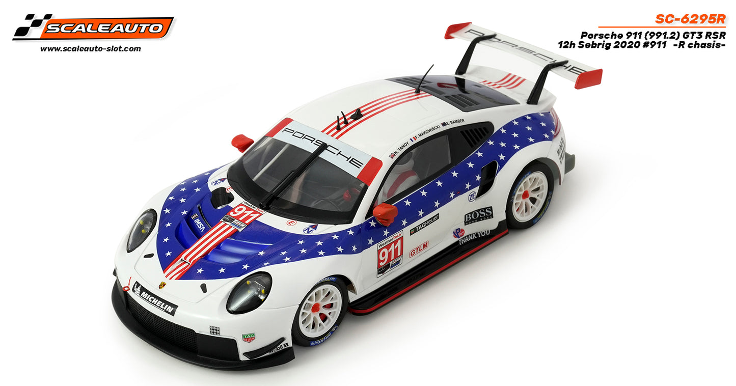 Scaleauto SC-6295R - Porsche 911 GT #911 - '20 Sebring 12H - R Series