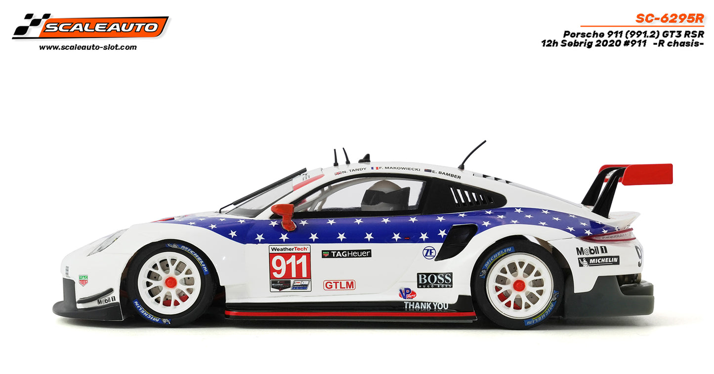 Scaleauto SC-6295R - Porsche 911 GT #911 - '20 Sebring 12H - R Series