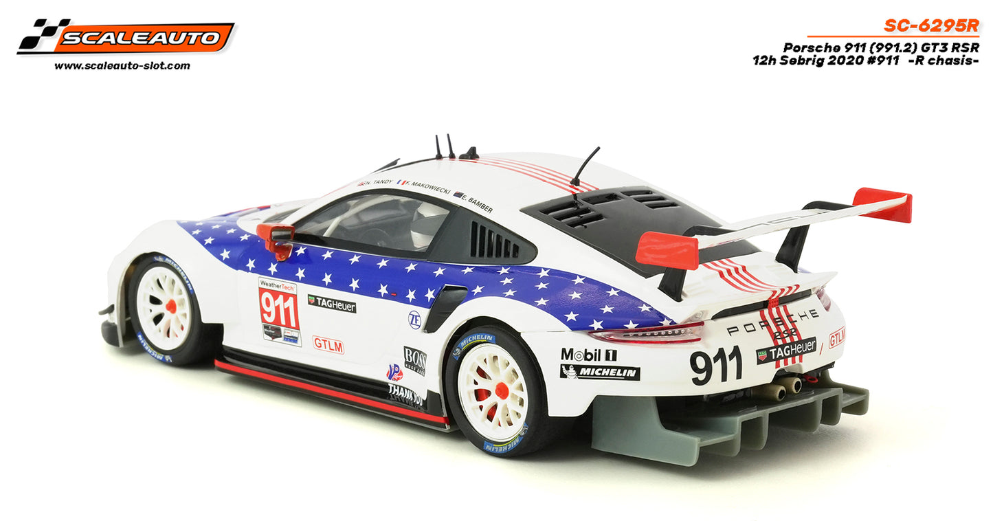 Scaleauto SC-6295R - Porsche 911 GT #911 - '20 Sebring 12H - R Series