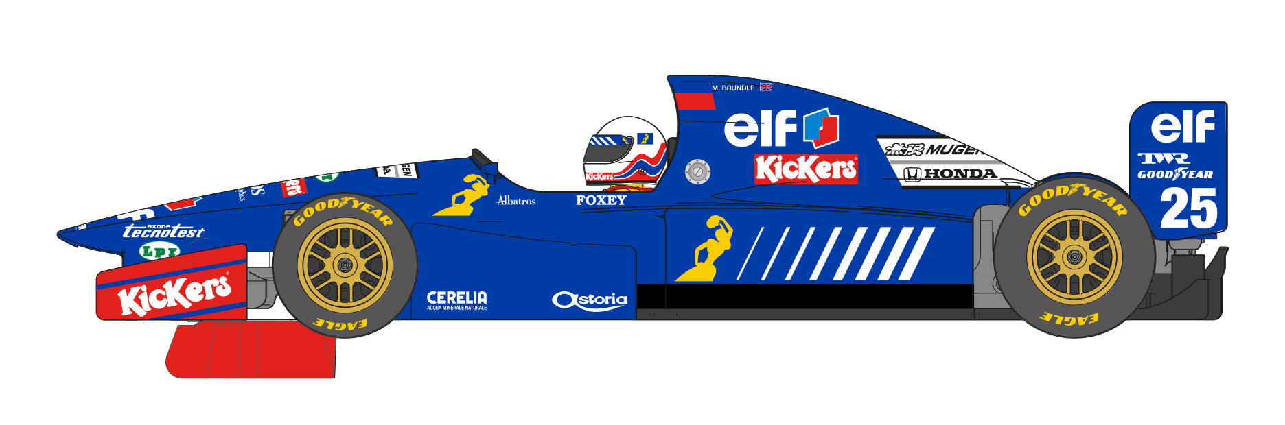 Scaleauto SC-6320 - PRE-ORDER NOW!!! - Formula 90/97 - Ligier JS41 #25 ...