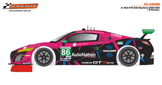 Scaleauto SC-6348 - PRE-ORDER NOW! - Acura NSX GT3 #86 - '20 Daytona 24h - Home Series