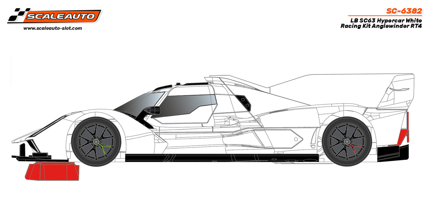 Scaleauto SC-6417 - PRE-ORDER NOW! - A424 Hypercar - Alpine - White Kit - PRO