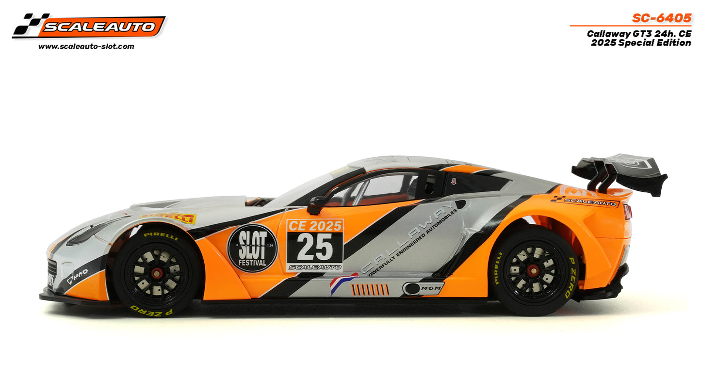 Scaleauto SC-6405 - PRE-ORDER! - Corvette Callaway GT3 - #25 - '25 CE Special Edition - Home Series