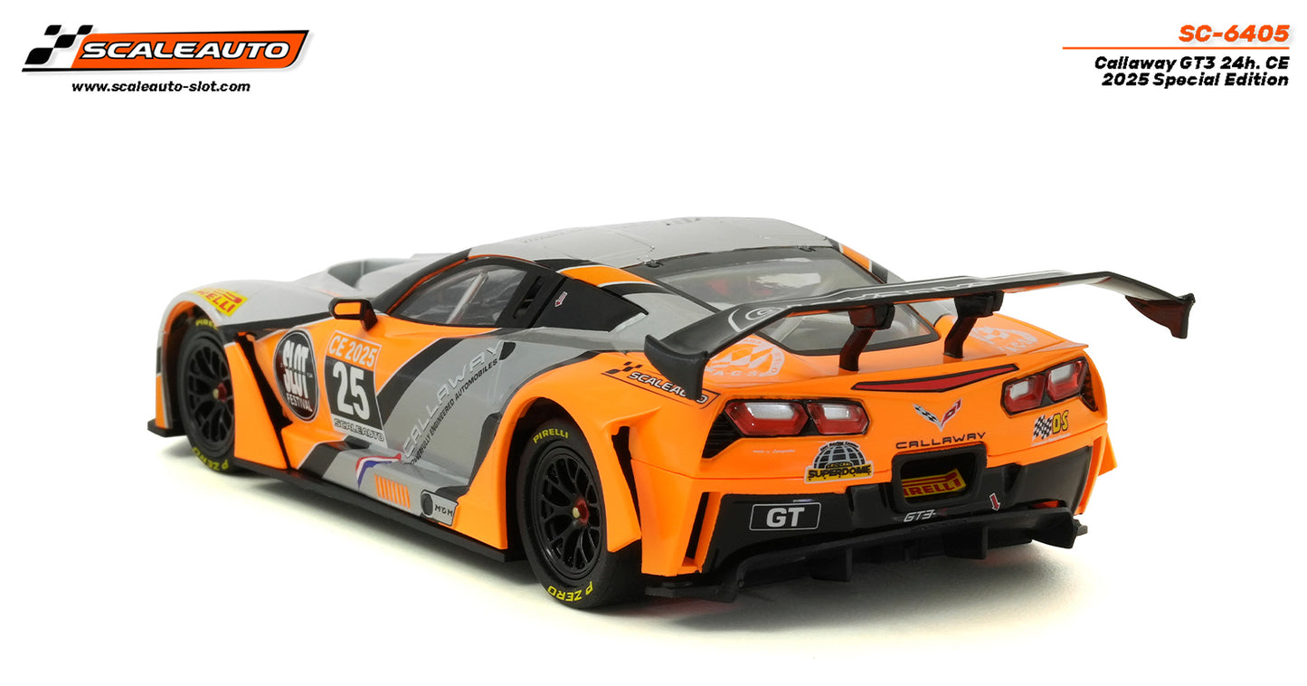 Scaleauto SC-6405 - PRE-ORDER! - Corvette Callaway GT3 - #25 - '25 CE Special Edition - Home Series