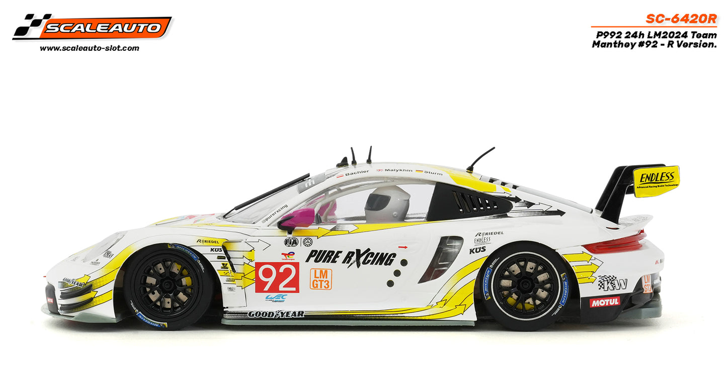 Scaleauto SC-6420R - PRE-ORDER NOW! - Porsche 992 - Team Manthey #92 - '24 Le Mans 24H - R Series