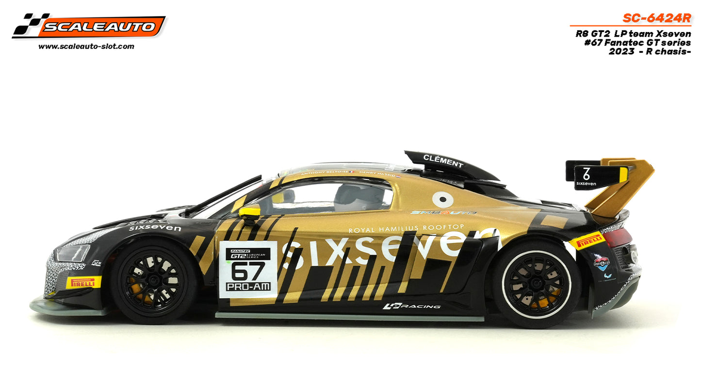 Scaleauto SC-6424R - PRE-ORDER NOW! - Audi R8 LMS GT2 - Team Xseven #67 - '23 Fanatec GT Series - R Series