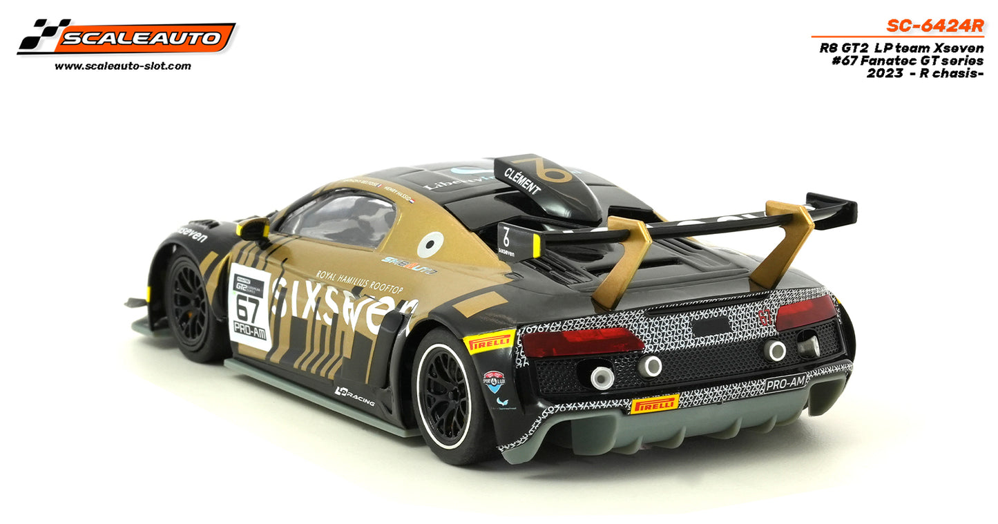 Scaleauto SC-6424R - PRE-ORDER NOW! - Audi R8 LMS GT2 - Team Xseven #67 - '23 Fanatec GT Series - R Series