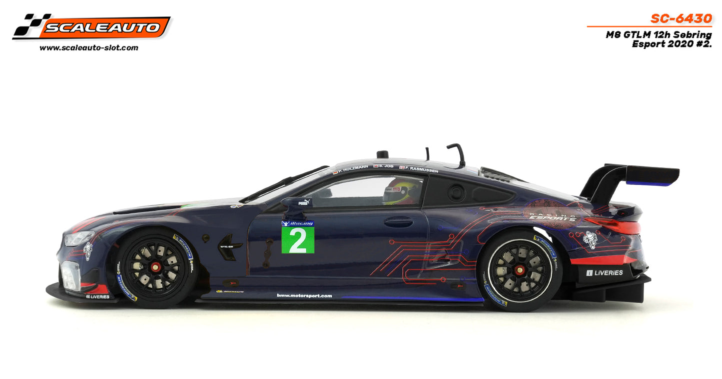 Scaleauto SC-6430 - PRE-ORDER NOW!!! - BMW M8 GTLM - E-Sports #2 - '20 Sebring 12H - Home Series