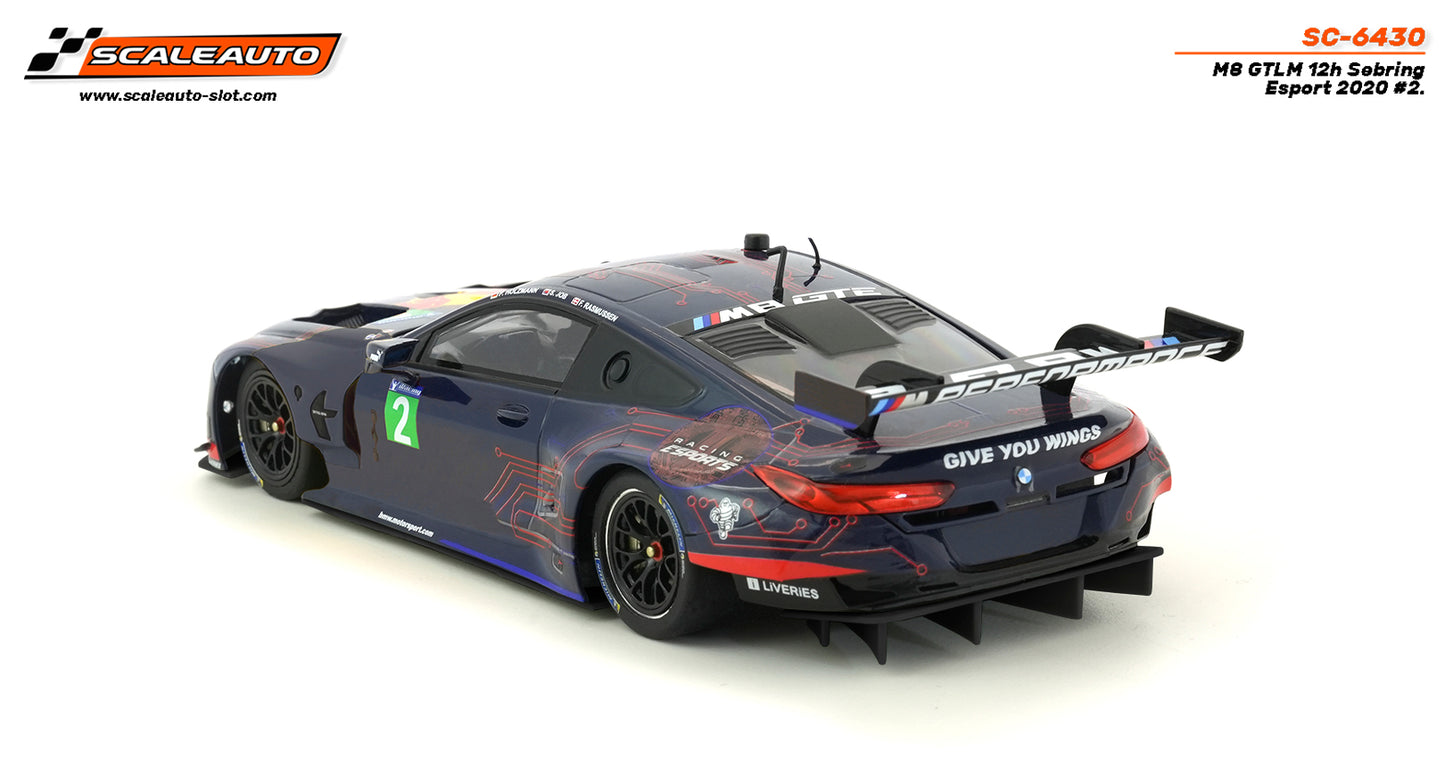 Scaleauto SC-6430 - PRE-ORDER NOW!!! - BMW M8 GTLM - E-Sports #2 - '20 Sebring 12H - Home Series