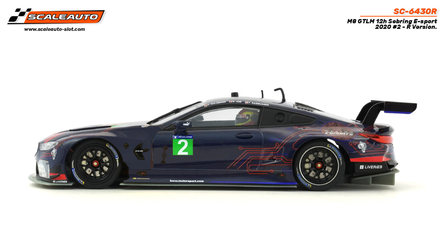 Scaleauto SC-6430R - PRE-ORDER NOW!!! - BMW M8 GTLM - E-Sports #2 - '20 Sebring 12H - R Series
