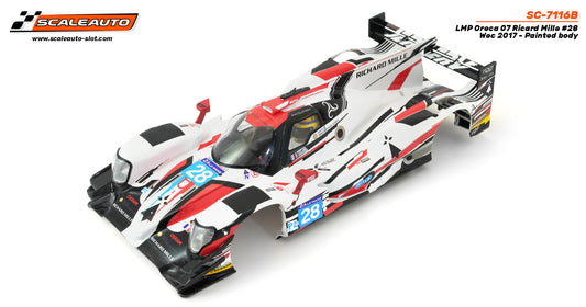 Scaleauto SC-7116B - 1/24 Painted Body - Oreca 07 - Ricard Mille #28 - '17 WEC