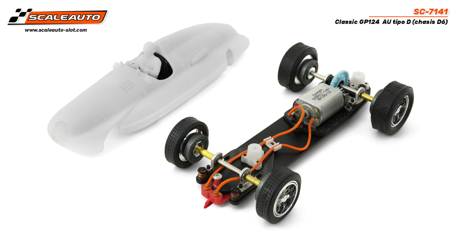 Scaleauto SC-7141 - Auto Union Tipo D - GP124 Classic - kit blanco