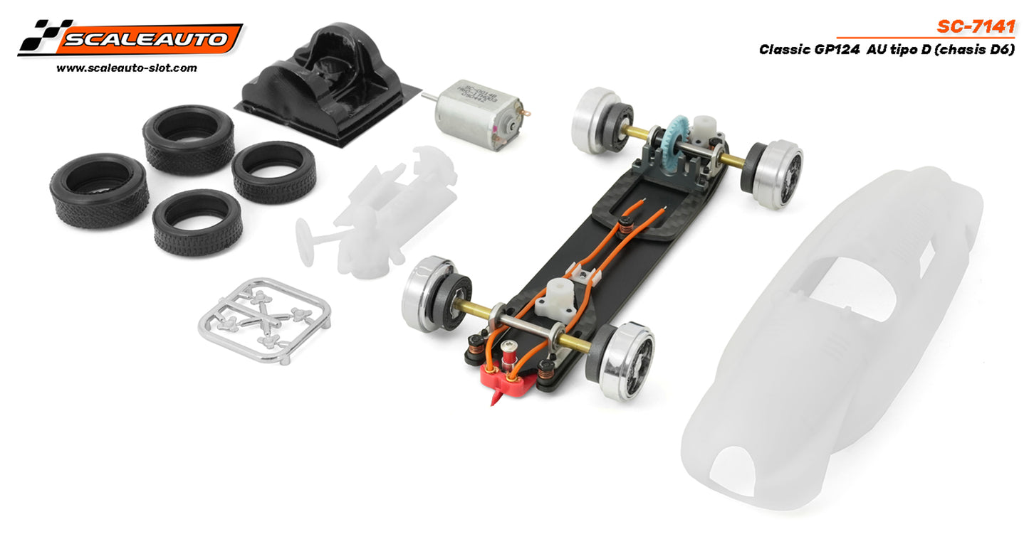 Scaleauto SC-7141 - Auto Union Tipo D - GP124 Classic - kit blanco