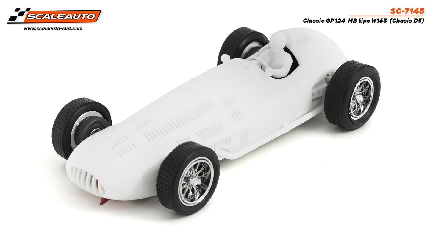Scaleauto SC-7145 - PRE-ORDER NOW! - Mercedes-Benz W163 - GP124 Classic - white kit (chassis D5)
