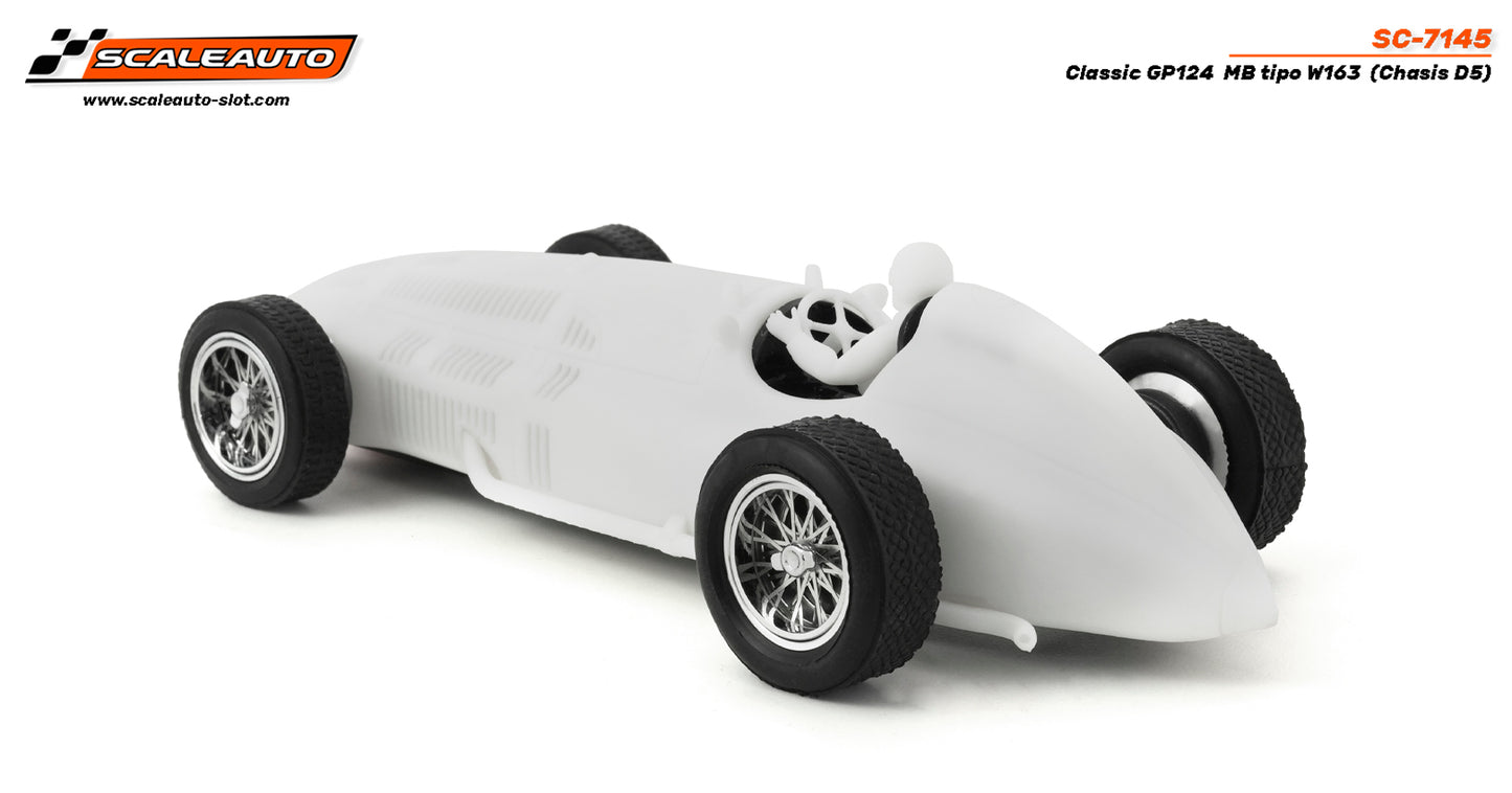 Scaleauto SC-7145 - PRE-ORDER NOW! - Mercedes-Benz W163 - GP124 Classic - white kit (chassis D5)