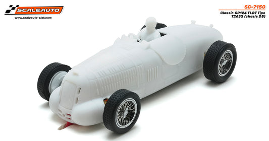 Scaleauto SC-7150 - FAÇA SUA PRÉ-ENCOMENDA AGORA! - Talbot-Lago T26 SS - GP124 Classic - kit branco (chassi D5)