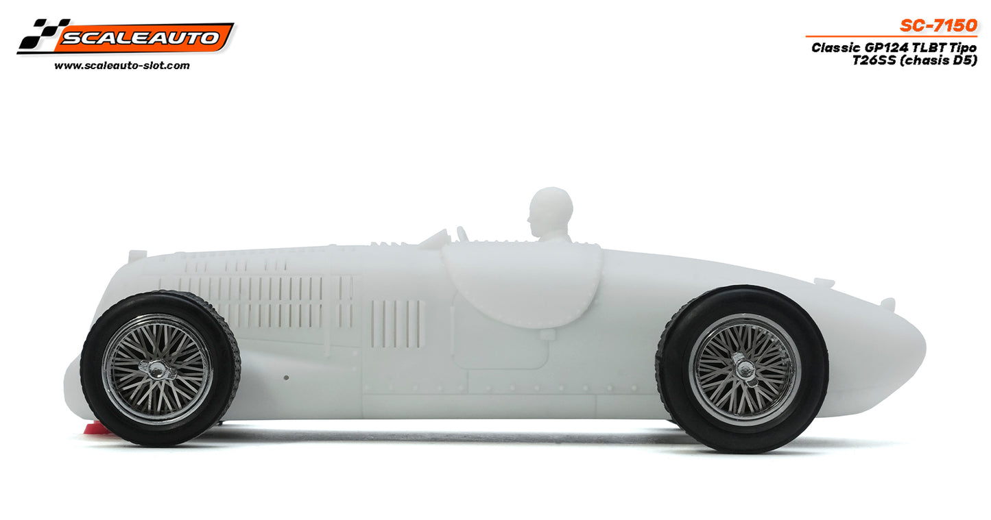 Scaleauto SC-7150 - FAÇA SUA PRÉ-ENCOMENDA AGORA! - Talbot-Lago T26 SS - GP124 Classic - kit branco (chassi D5)