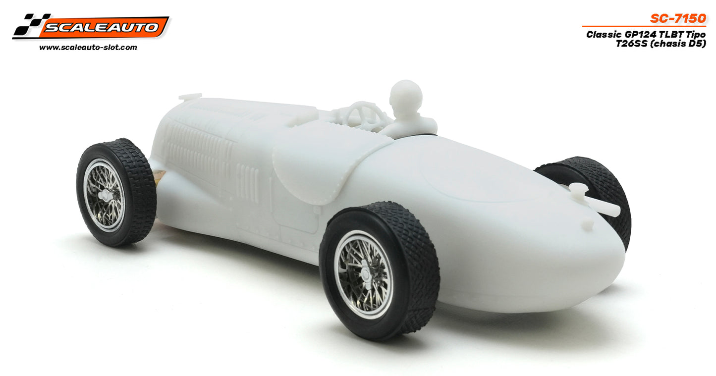 Scaleauto SC-7150 - FAÇA SUA PRÉ-ENCOMENDA AGORA! - Talbot-Lago T26 SS - GP124 Classic - kit branco (chassi D5)