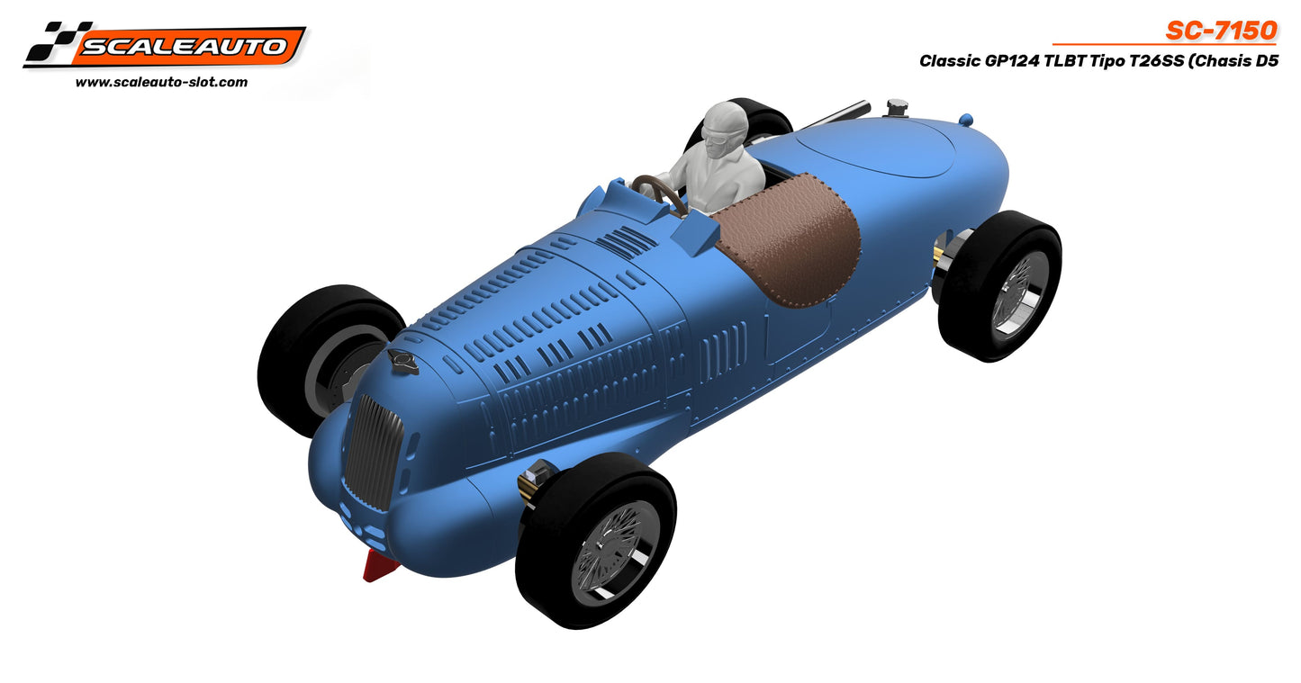 Scaleauto SC-7150 - PRE-ORDER NOW! - Talbot-Lago T26 SS - GP124 Classic - white kit (chassis D5)