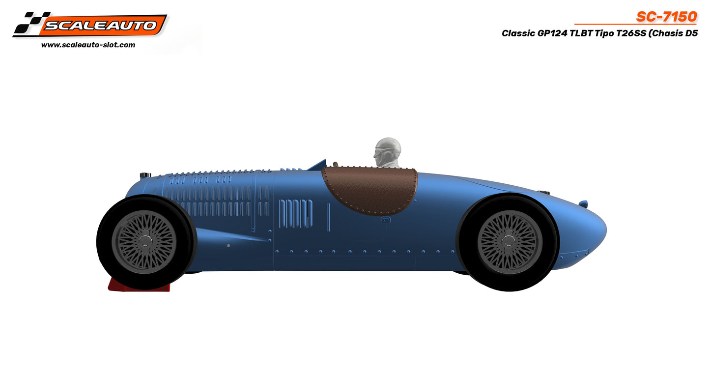 Scaleauto SC-7150 - PRE-ORDER NOW! - Talbot-Lago T26 SS - GP124 Classic - white kit (chassis D5)