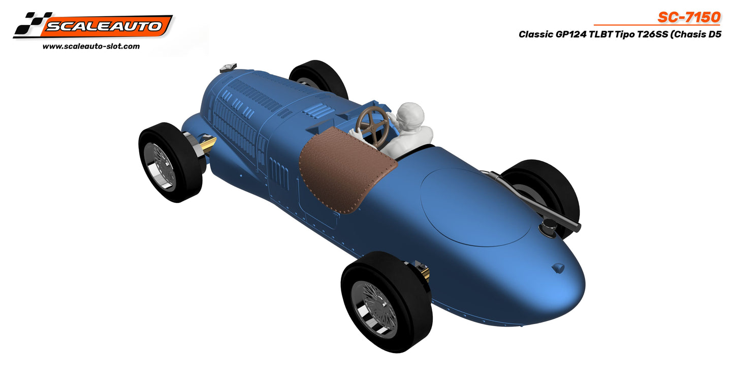 Scaleauto SC-7150 - PRE-ORDER NOW! - Talbot-Lago T26 SS - GP124 Classic - white kit (chassis D5)