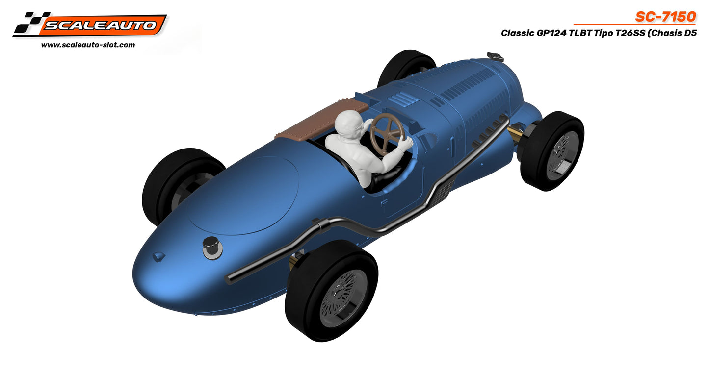 Scaleauto SC-7150 - PRE-ORDER NOW! - Talbot-Lago T26 SS - GP124 Classic - white kit (chassis D5)