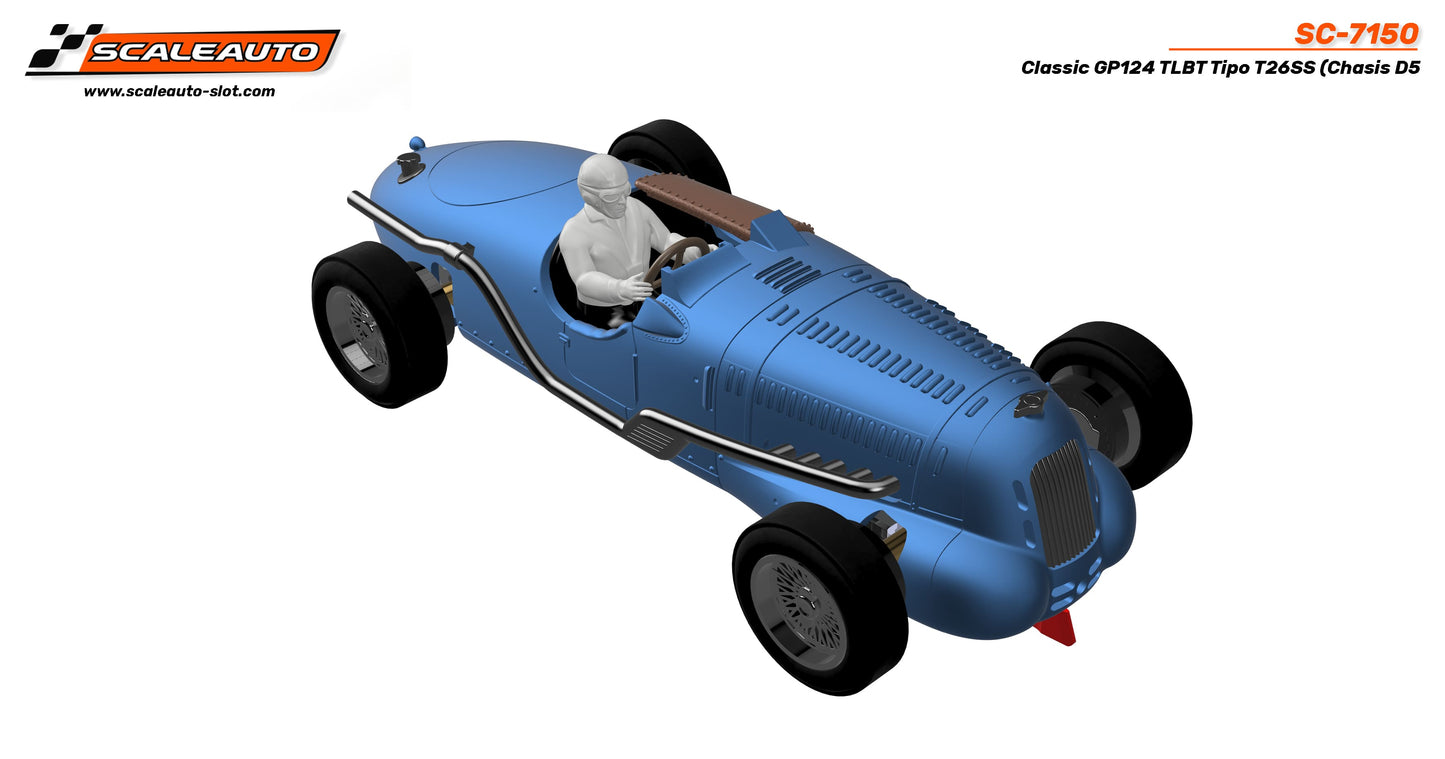 Scaleauto SC-7150 - PRE-ORDER NOW! - Talbot-Lago T26 SS - GP124 Classic - white kit (chassis D5)