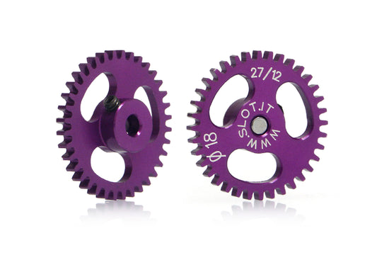 Slot.it GS1836 - Sidewinder Spur Gear - 36T - Lightweight Ergal - 18mm diameter