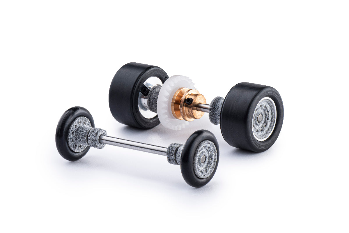 Slot.it KK18 - Axle Assembly Upgrade Kit - Inline - 26T - 14.3 x 8mm W ...